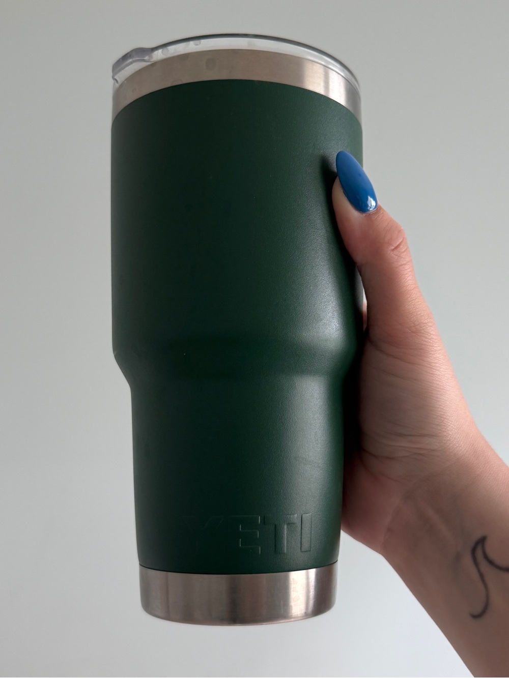 30oz Yeti Northwoods Green Rambler